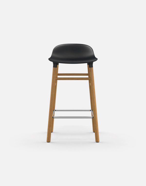 Form Bar Stool Oak Base